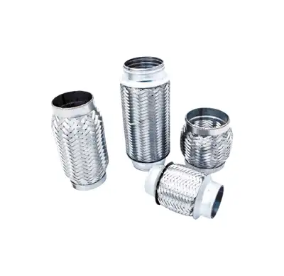 XFORCE Braided Flex Bellows 3Inch Inlet and Outlet 3Inch Long