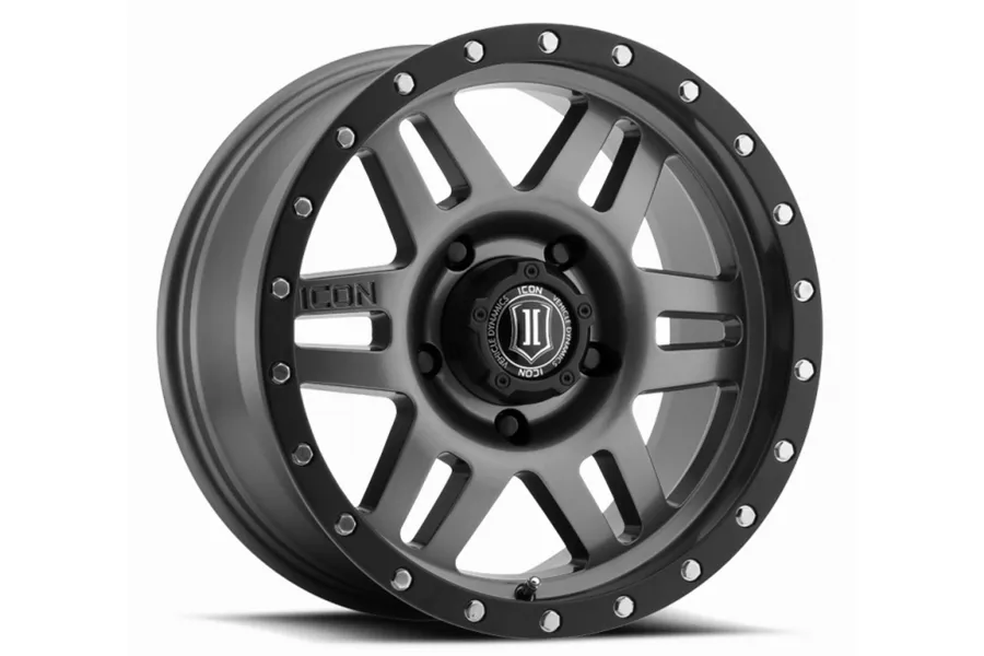 17 X 8.5 Six Speed 5 X 5in 4.5in Bp 6mm Offset Gun Metal product image
