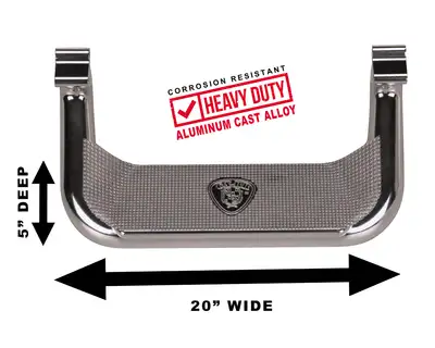 Carr CARR - 124502 - Super Hoop; Assist/Side Step; XM3 Polished; Pair