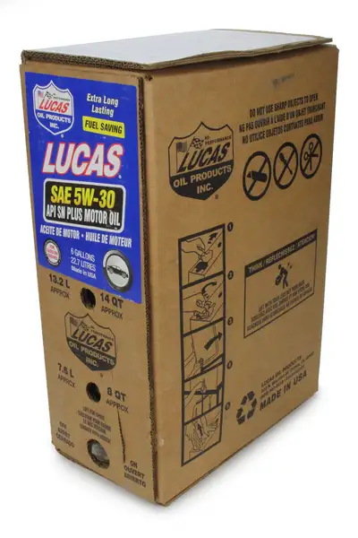 Lucas Oil Products SAE 5W30 Motor Oil 6 Gallon Bag In Box