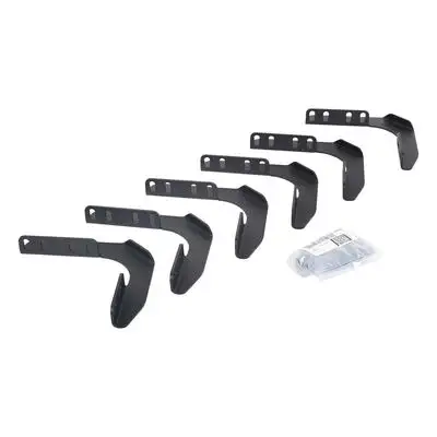 Go Rhino go Rhino - 6941765 - Rb10/Rb20 Running Boards - Mounting Brackets Only - Textured Black
