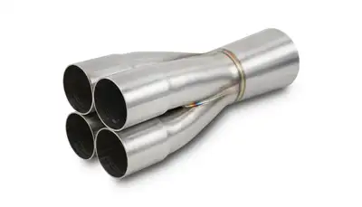 Vibrant Performance Vibrant Performance - 10303 - 4-1 Merge Collector, 1.75 in. Inlet I.D.; Merge - 3 in.; Outlet O.D. - 3.5 in.