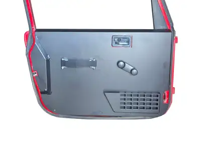 Warrior Products Jeep Wrangler TJ/LJ Interior Door Panels w/ Pocket (Full Door) - Black Powder Coated Steel