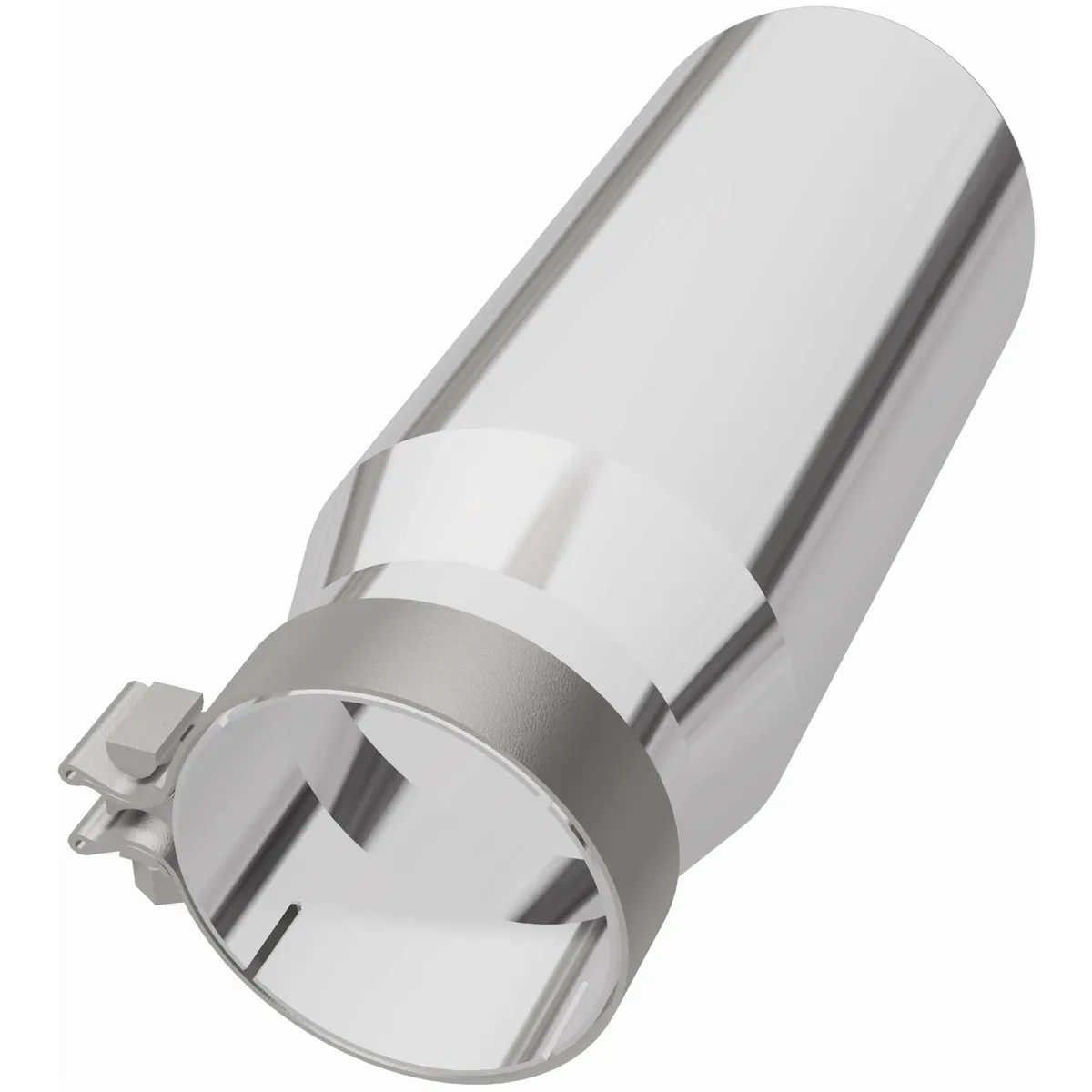 Exhaust Tip 4in Id/5in od 12in Oal ss re W/Clamp ea product image