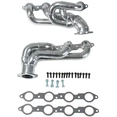 BBK Performance Chevrolet Camaro SS 1-3/4 Shorty Exhaust Headers Polished Silver Ceramic 10-15