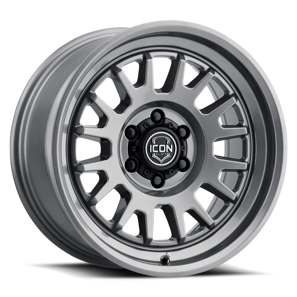 Icon Alloys Anza Silver Machined 17 x 8.5 / 5 x 5 / 6mm / 4.5in Backspace product image