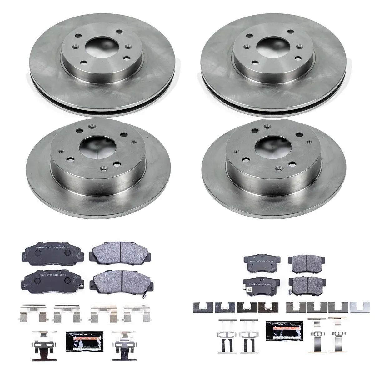 Track Day Spec Kit-Stage 2 Kit For Spec Racing Series/Advanced Track Day Enthusiasts: Rotors And Pads-For Use W/Race Tires product image