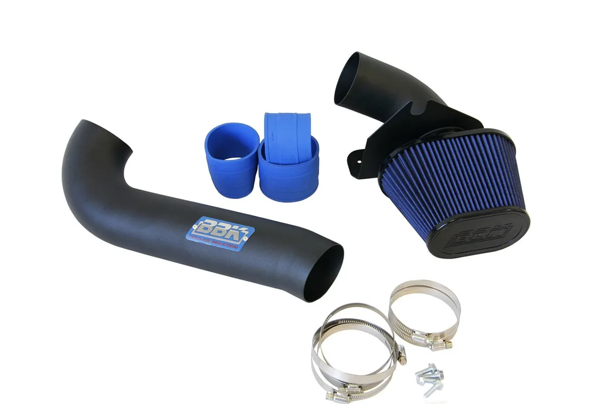 Ford Mustang 5.0 Cold Air Intake Kit Fenderwell Style Blackout 86-93 product image