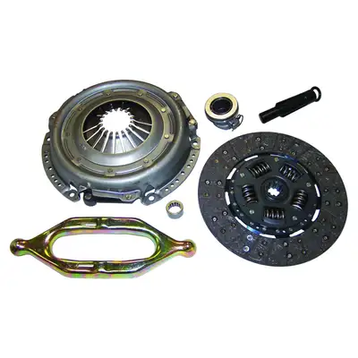 Crown Automotive Jeep Replacement 1994-1999 Cherokee XJ w/ 4.0L engine; includes 1 - 4638411C Plate 1 - 53008259 Disc 1 - 53008342 Clutch Bearing 1 - 53009181 Pilot / Maindrive 1 - 53006388 Fork 1994-1998 Grand Cherokee ZJ w/ 4.0L engine; includes 1 - 4638411C Plate 1 - 53008259 Dis