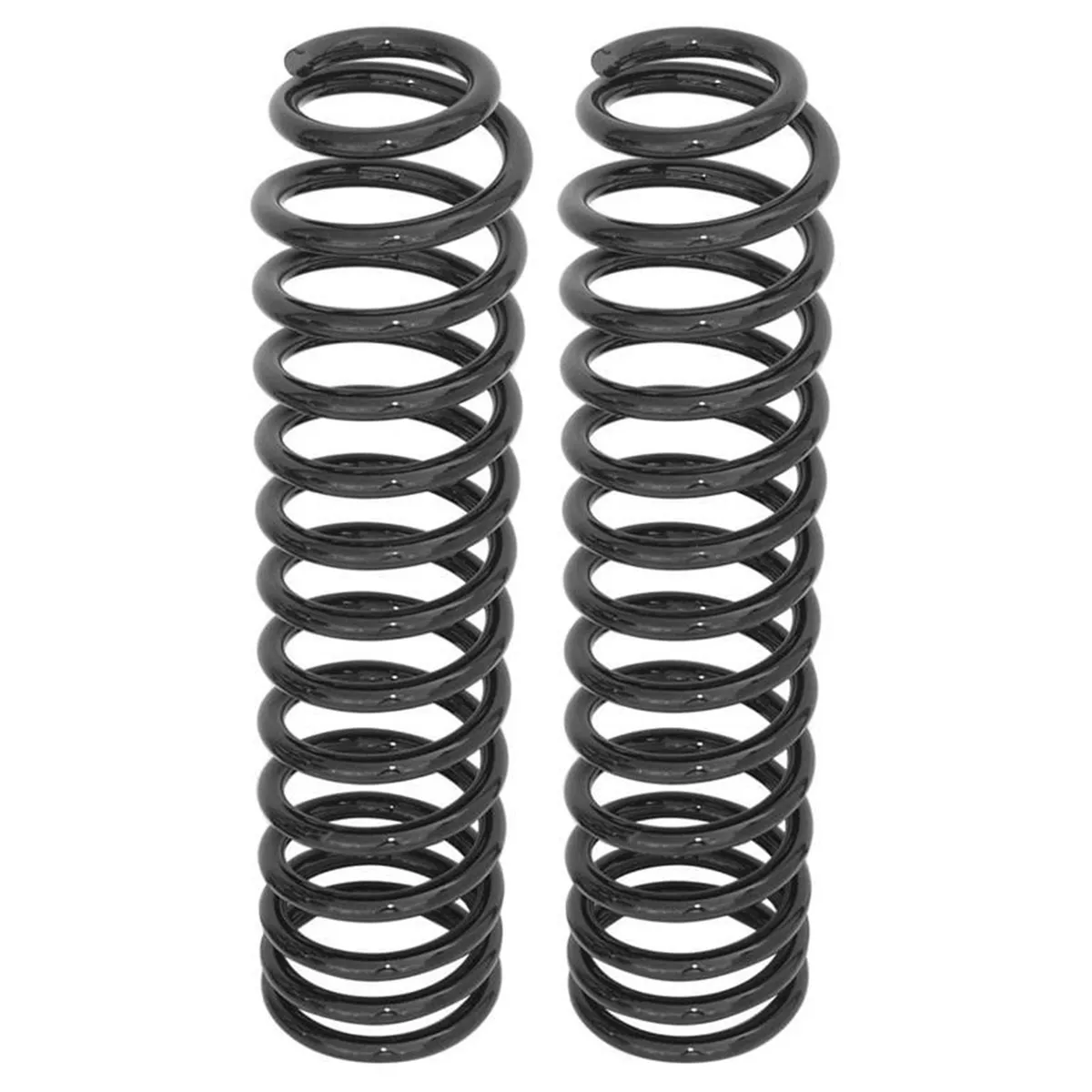 Front Coil Springs 07-18 Wrangler JK 2 Door 4 Inch (TJ, JK 4 Door-1 Inch ) Pair RockJock 4x4 product image