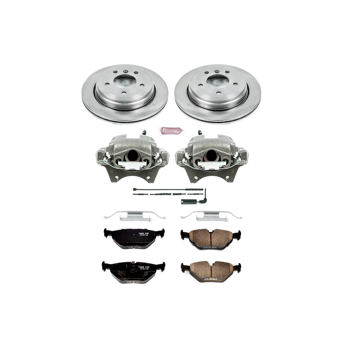 Z17 Direct Replacement Kit: Rotors; Ceramic Pads; Pad Sensors; Calipers product image