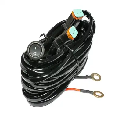 Southern Truck Light Bar Harness Rocker Flip-Switch Dual DT Connector Southern Truck Lifts