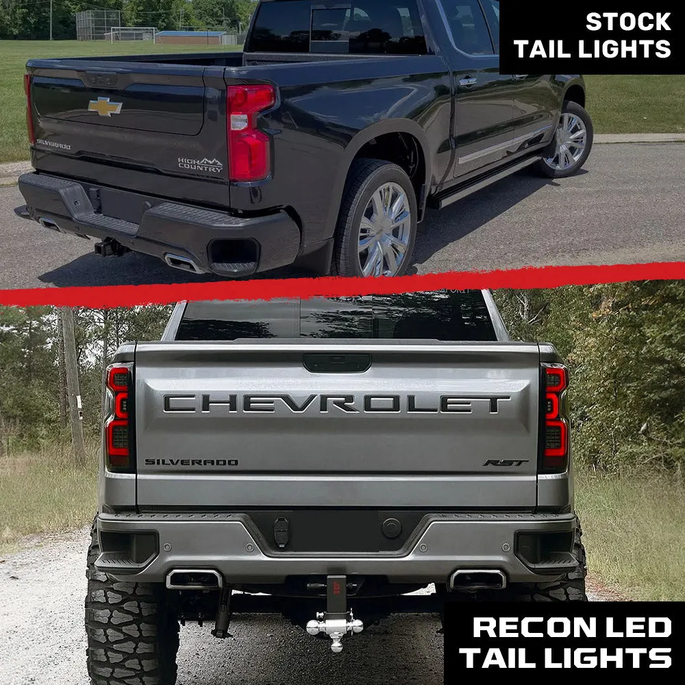 Chevy Silverado 2500/3500 20-23 Ultra Bright OLED Tail Lights (Replaces Factory/OEM Halogen Tail Lights Only) - Multiple Lens product image