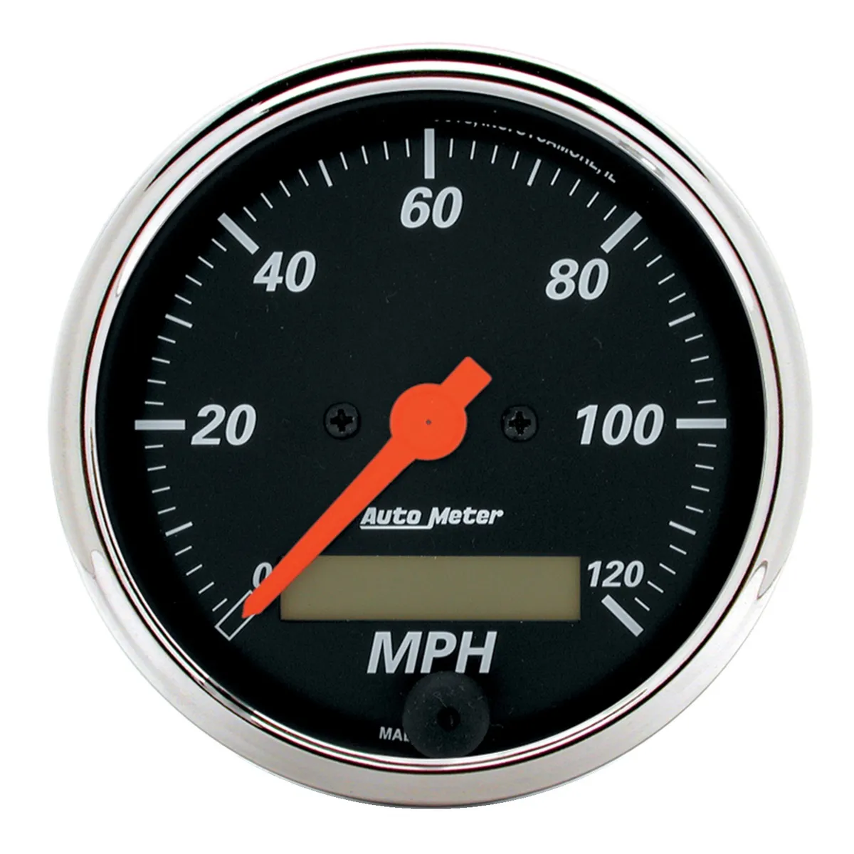 Gauge, Speedo., 3 1/8", 120mph, Elec. Prog. w/ LCD Odo, Designer Blk product image
