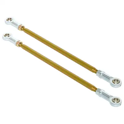 aFe Power Antirock Sway Bar End Link Kit (15 1/2 Inch Long Rods w/ Heims and Jam Nuts pair) RockJock 4X4