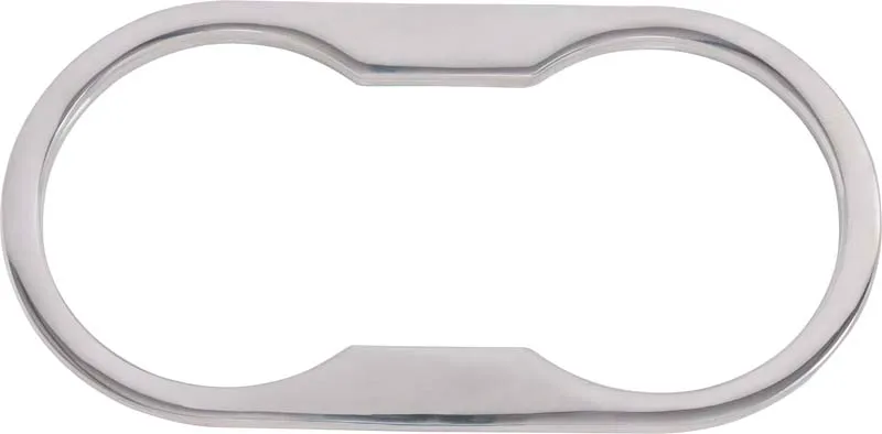Jeep JK Cup Holder Bezel 07-10 Wrangler JK Polished Silver Kentrol product image