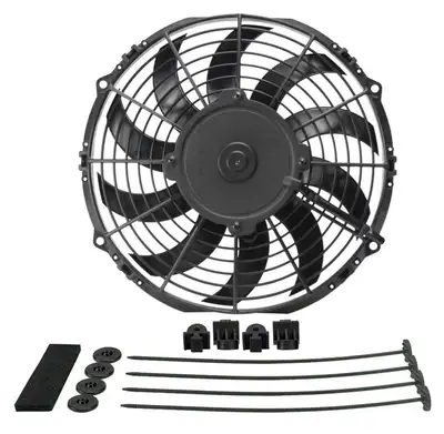 Derale HO Extreme 10in Curved Blade Puller Electric Fan