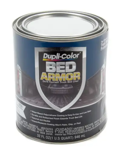 Dupli-Color Premium Truck Bed Liner With Kevlar; Black; 32 Oz. Quart