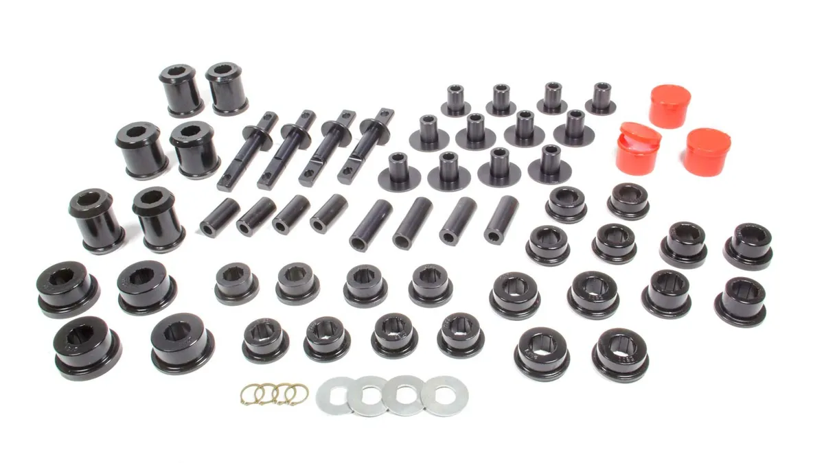 aFe Power aFe Control PFADT Series Steel Frame Control Arm Bushing/Sleeve Set; Chevrolet Corvette (C5/C6) 97-13 (Black)