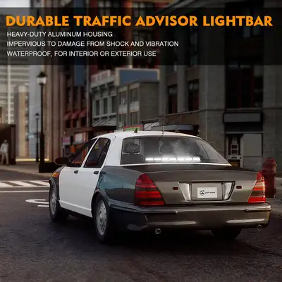 Xprite 31" Traffic Advisor Strobe Light Bar | Controller LED 7 Series