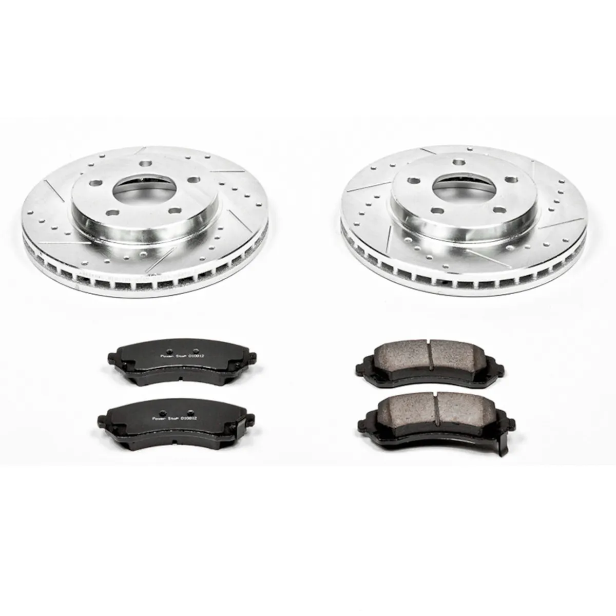 Z23 Evolution Sport Upgrade Kit: Drilled/Slotted Rotors; Carbon-Fiber Ceramic Pads W/Hardware product image