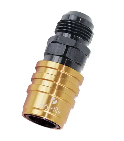 jiffytite Q/R #12 Male Socket Gold/Black