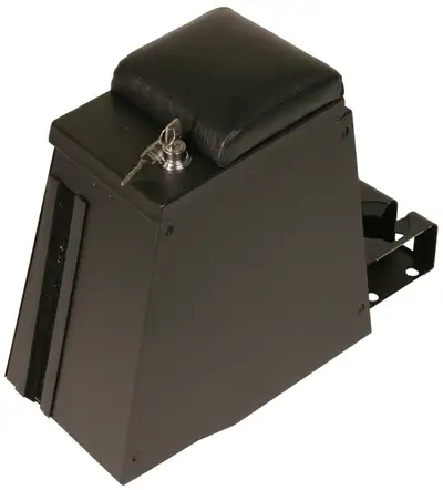 Tuffy Security Products Series II Center Console - '97-06 Wrangler TJ; w/o Factory Console (Rear Half Console; Black)