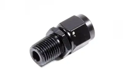 Fragola Performance Systems #6 Female Swivel to 1/4mpt Fitting Black