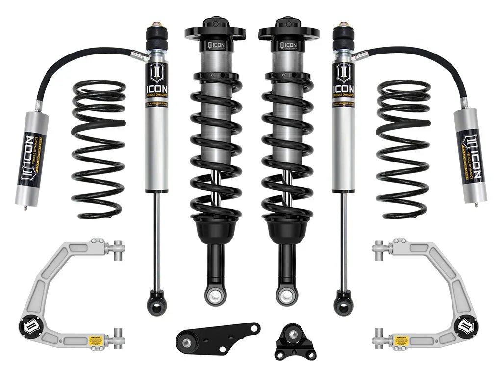 ICON Vehicle Dynamics ICON 2024-2025 Toyota Tacoma 1.25-3" Lift, Stage 3 Suspension System, Billet, Overland Rear Springs