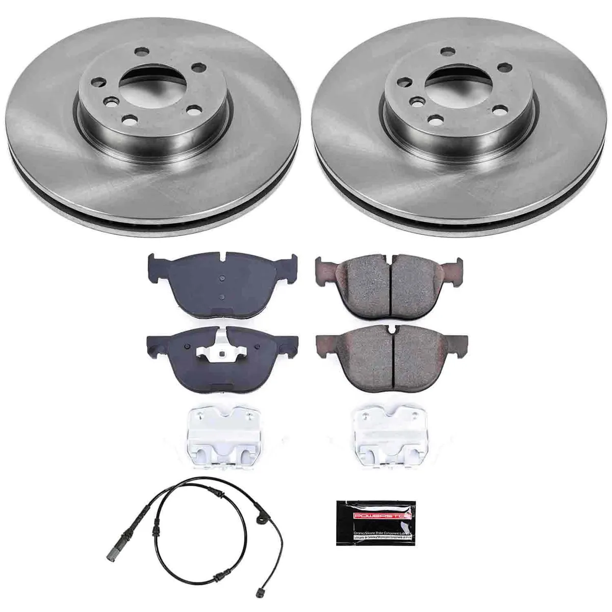 Z17 Direct Replacement Kit: Rotors; Ceramic Pads W/Hardware; Pad Sensors product image