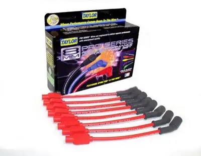 Taylor Cable Red Spiro-Pro 8 Cylinder Plug Wire Set