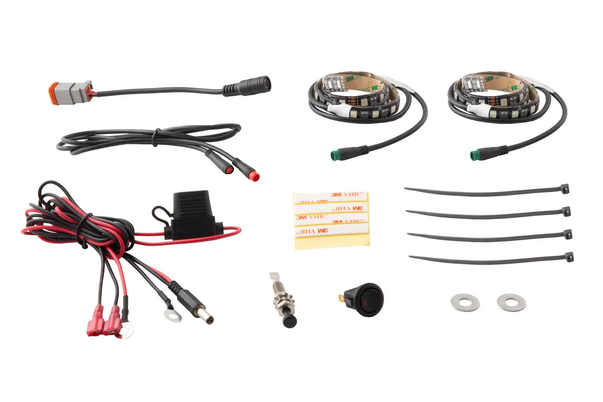 RGBW Engine Bay Strip Kit 2pc Multicolor Diode Dynamics product image