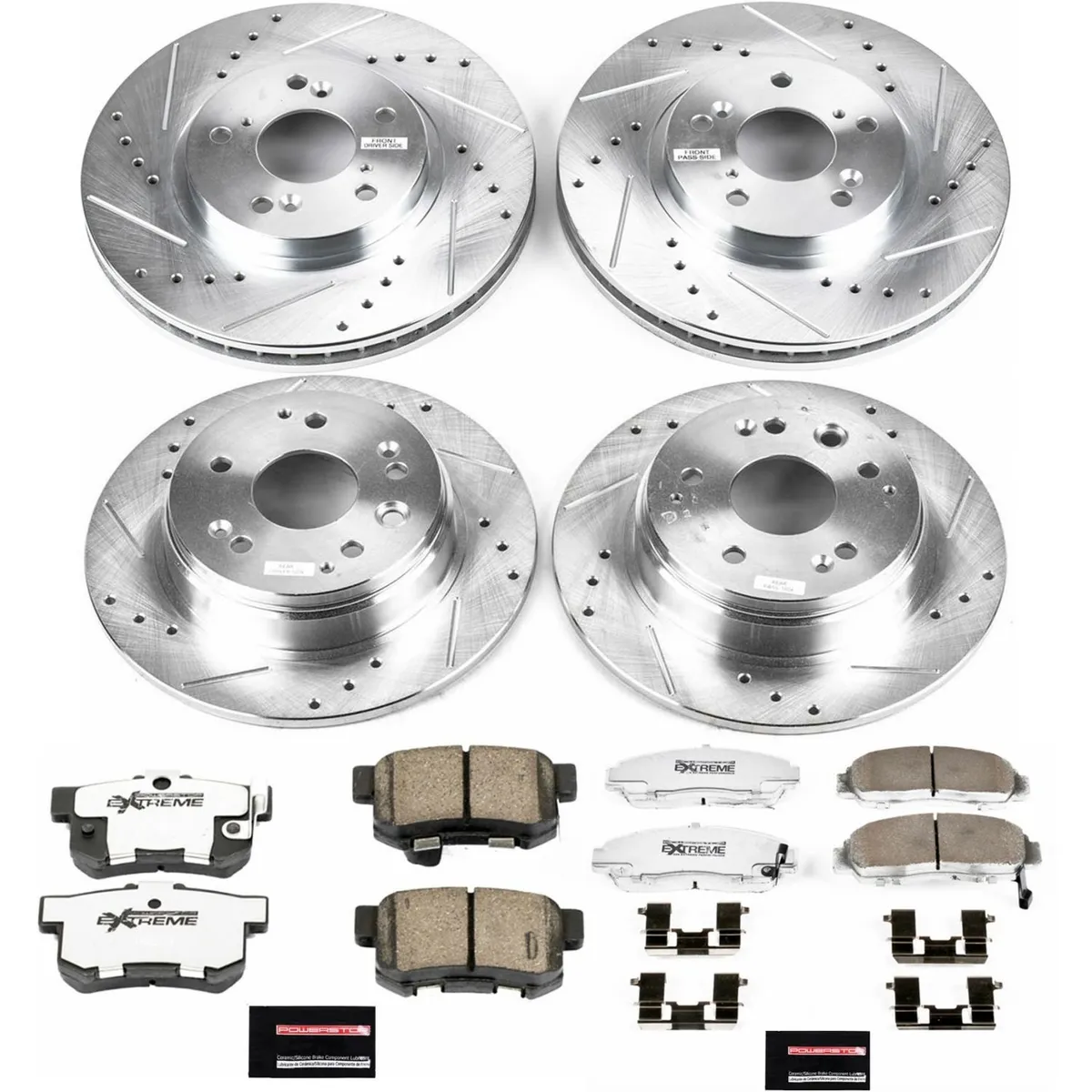 Z26 Street Warrior Upgrade Kit: Drilled/Slotted Rotors; Carbon-Fiber Ceramic Pads W/Hardware product image