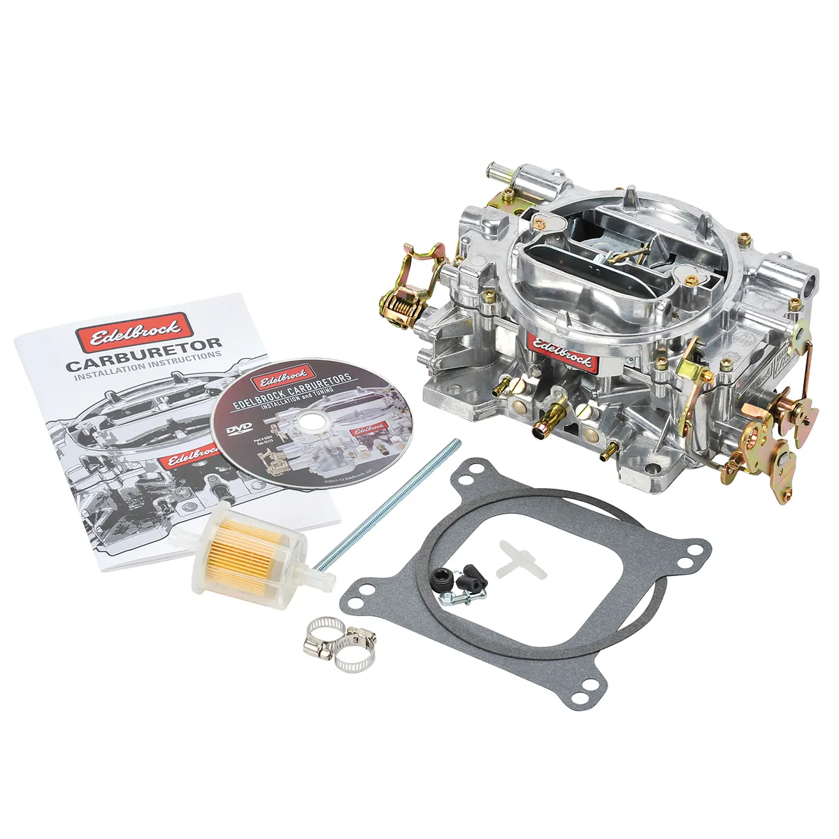 Edelbrock 1407 Performer Series 750 CFM Carburetor with Manual Choke in Satin (non-EGR) product image