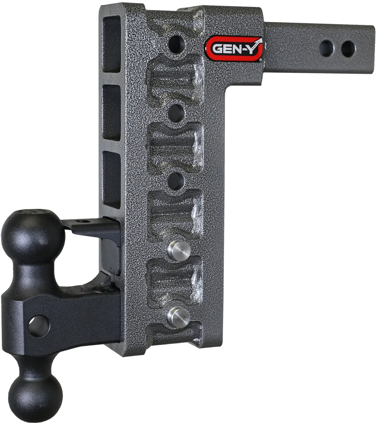 GEN-Y Hitch Mega-Duty 10in Drop Hitch w/ Dual-Ball Mount and Pintle Lock product image