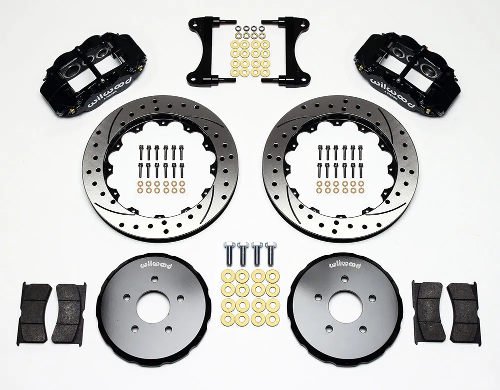 2007 - 2013 Infiniti, Nissan Forged Narrow Superlite 6R Big Brake Front Brake Kit (Hat) - 140-11583 product image