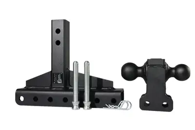 BulletProof Hitches 2.0" Medium Duty 4" & 6" Offset Hitch - 2" & 2-5/16" Dual Ball (No Additional Cost)