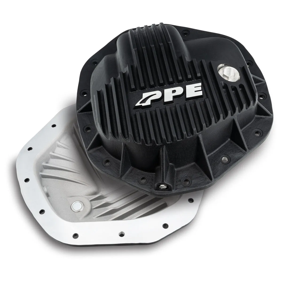 2019-2022 RAM HD 6.4L/6.7L 11.5 Inch /11.8 Inch -14 Heavy-Duty Cast Aluminum Rear Differential Cover Black PPE Diesel product image