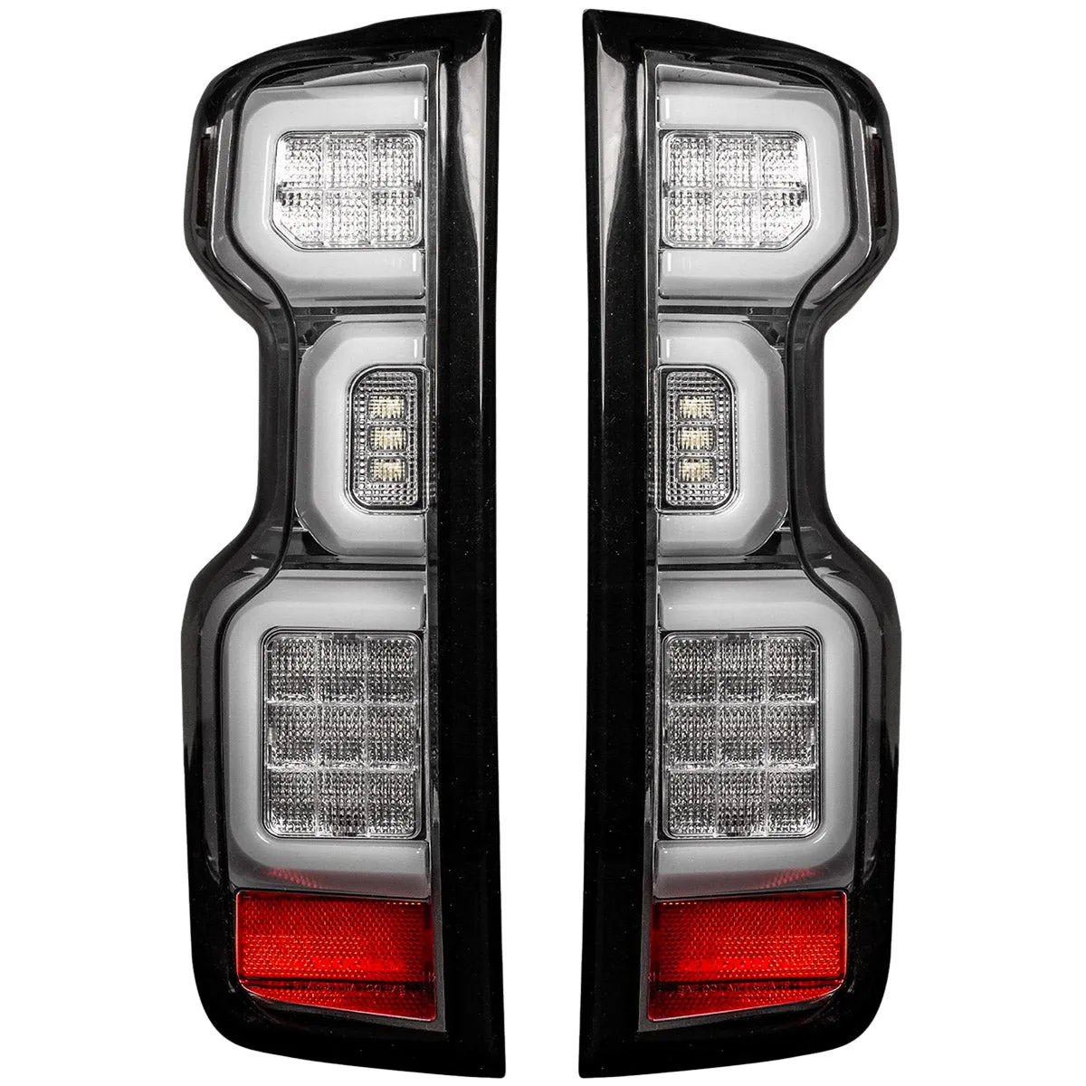 Chevy Silverado 2500/3500 20-23 Ultra Bright OLED Tail Lights (Replaces Factory/OEM Halogen Tail Lights Only) - Multiple Lens product image