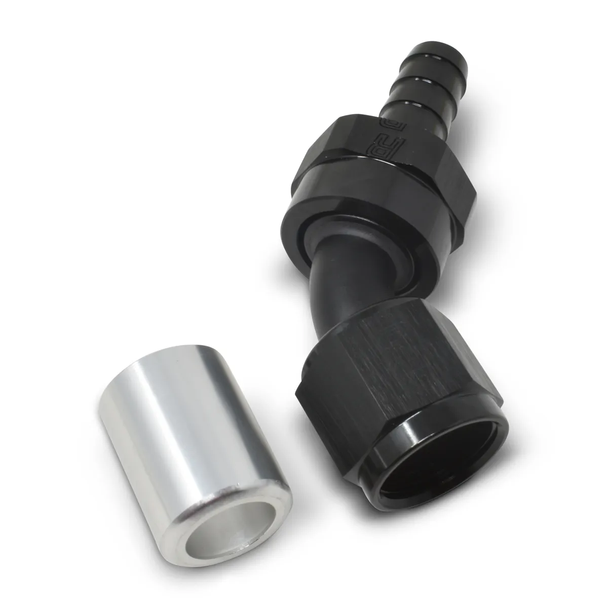 #10 45 Deg Hose Fitting P/C Crimp-On product image