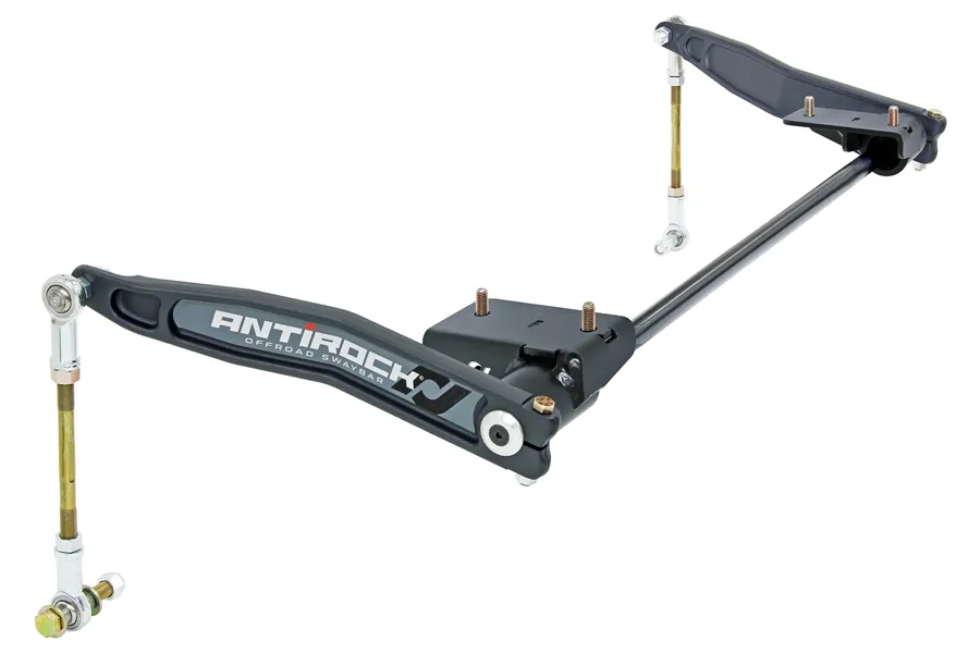 Rock Jock Antirock Sway Bar Kit JL/JT Front Forged Arms Steel Brackets (Heavy) 1 Inch Bar RockJock 4X4