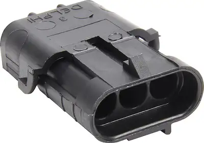 Allstar Performance 3 Pin Weather Pack Shroud Housing 10pk