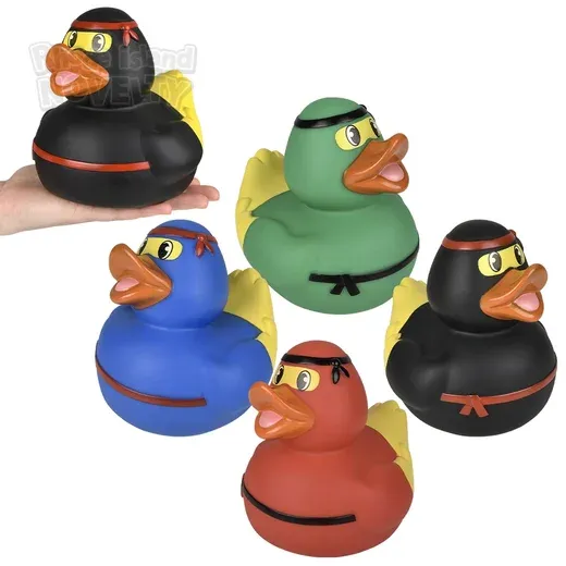 Big Ninja Rubber Ducky 6\" product image