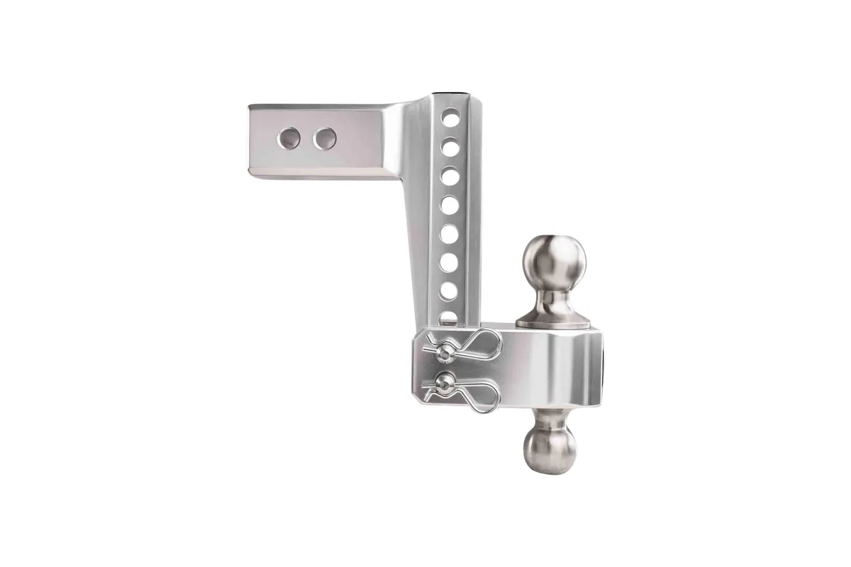 2.5" Aluminum Medium Duty Hitch 6" Drop/Rise w/ Stainless Steel Dual Ball product image