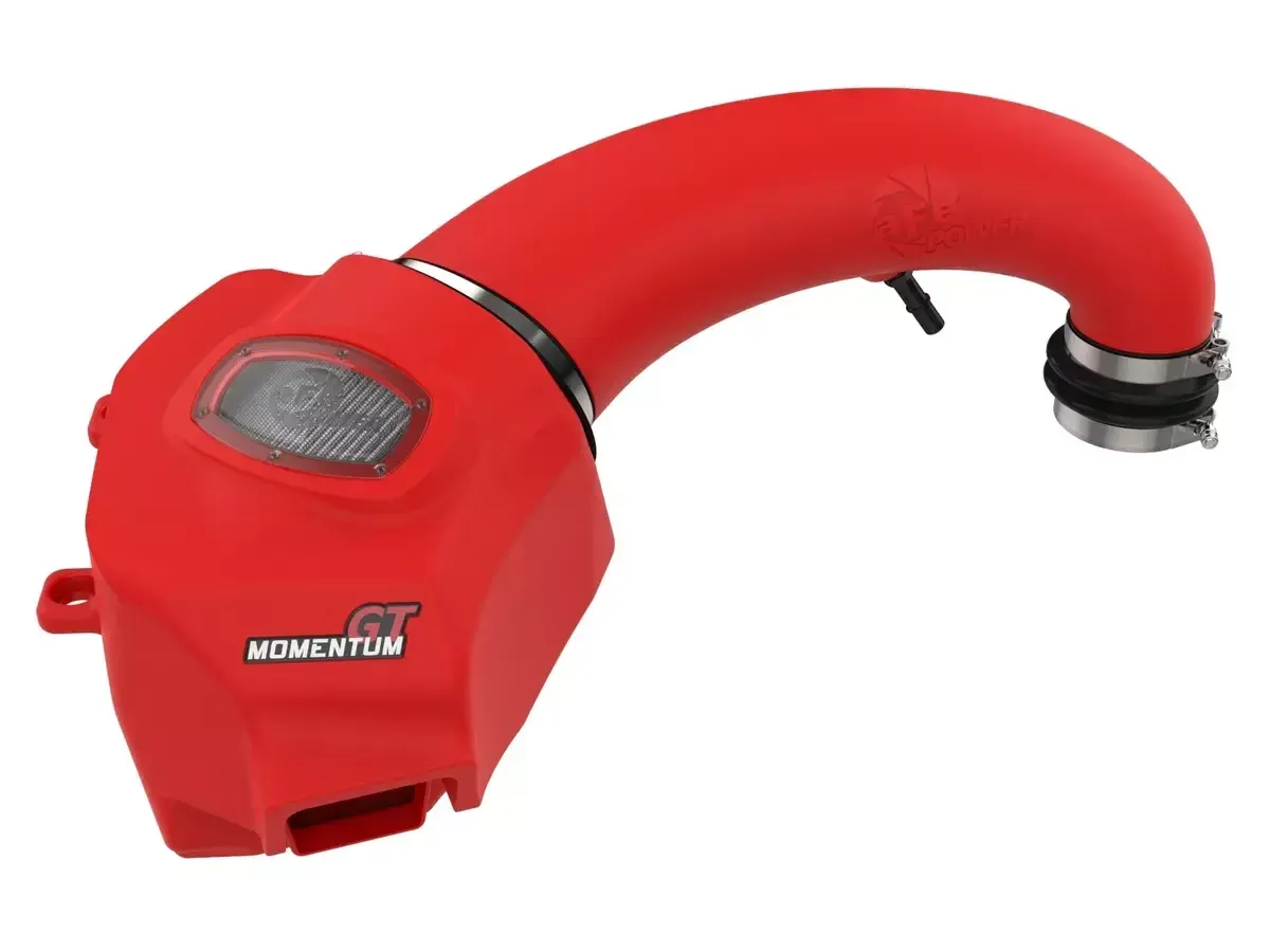 aFe Power Momentum gt Cold Air Intake System Red w Pro Dry s Filter RAM 1500 dt 19-23 V8-5.7l Hemi