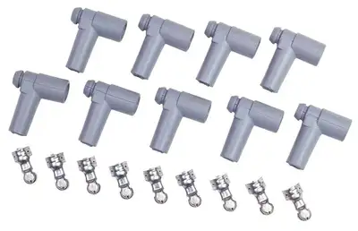 MSD Distributor Boot & Terminal Kit 90 Deg HEI Gray