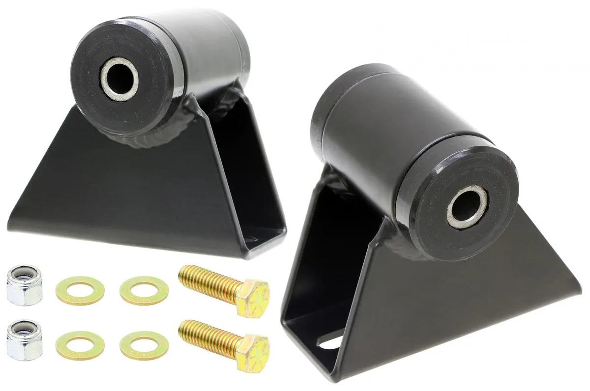 Heavy Duty Motor Mount Kit 87-06 Wrangler YJ TJ/LJ 1 Inch Raised Includes Hardware RockJock 4x4 product image