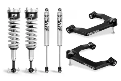 Cognito Motorsports Truck Cognito 3-Inch Performance Leveling Kit With Fox PS Coilover 2.0 IFP Shocks for 19-21 Silverado Sierra 1500 2WD 4WD