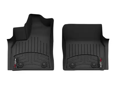 Weathertech FloorLiner™ DigitalFit®; Black; Front;