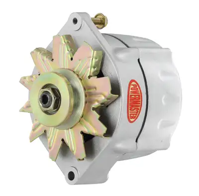 Power Master Smooth Look™ Alternator; 12si; 150 Amp; 100 Idle; 1 Groove V Type Pulley; Natural;